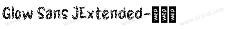 Glow Sans JExtended字体转换